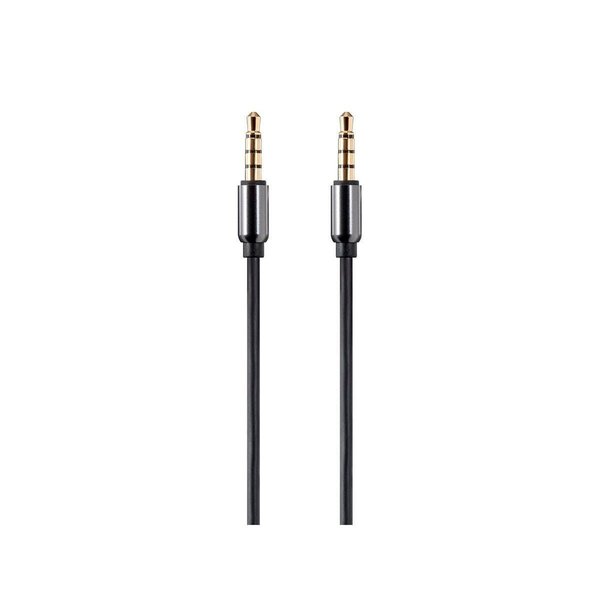 Monoprice Onyx Series Auxiliary 3.5mm TRRS Audio & Microphone Cable_ 1ft 24437